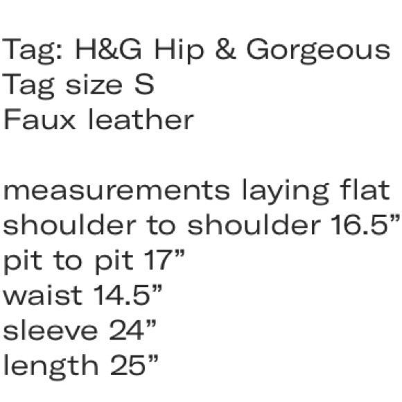 Vintage vegan leather jacket - Picture 5 of 5